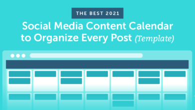 Social Media Content Calendar