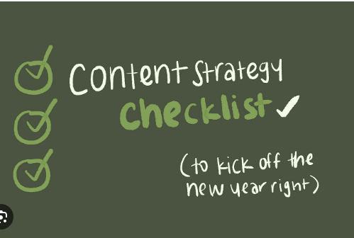 Content Marketing Strategy Checklist