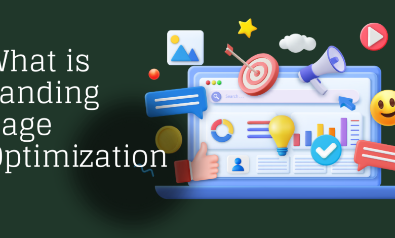 Graphic representation of successful landing page optimization techniques showing increased conversion rates.
