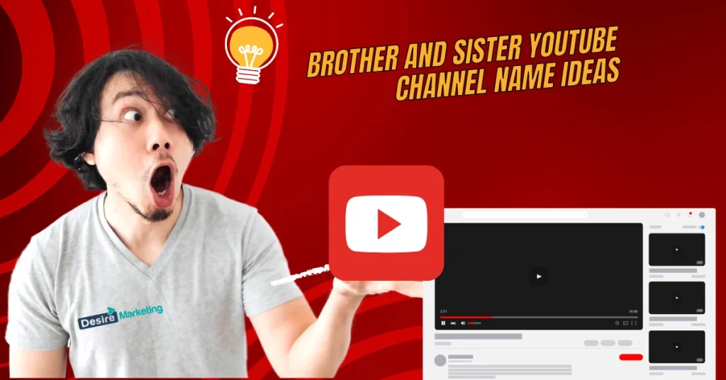  Brother and Sister YouTube Channel Name Ideas
