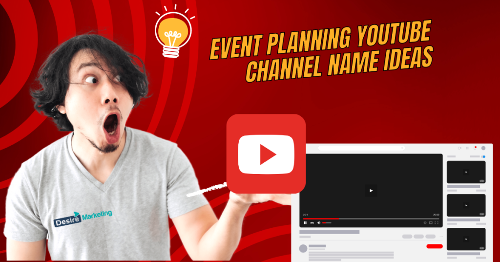 Event Planning Youtube Channel Name Ideas