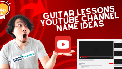 Best Guitar Lessons YouTube Channel Name Ideas