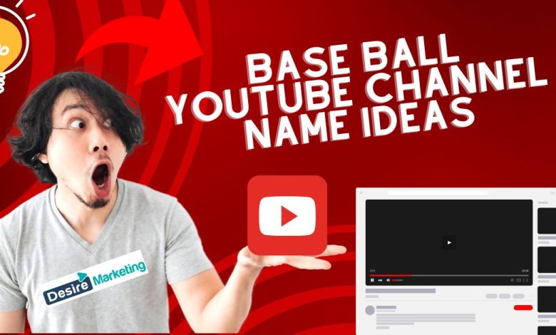 Baseball YouTube Channel Name Ideas
