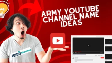 army YouTube Channel Name Ideas