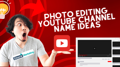 Best Photo Editing YouTube Channel Name Ideas